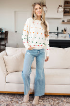 Load image into Gallery viewer, Jodifl Candy Buttons Pom Detail Sweater