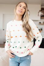 Load image into Gallery viewer, Jodifl Candy Buttons Pom Detail Sweater