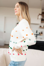 Load image into Gallery viewer, Jodifl Candy Buttons Pom Detail Sweater