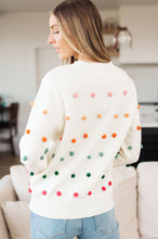Load image into Gallery viewer, Jodifl Candy Buttons Pom Detail Sweater
