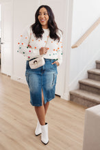 Load image into Gallery viewer, Jodifl Candy Buttons Pom Detail Sweater