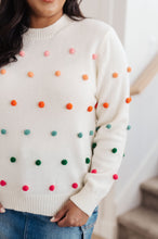 Load image into Gallery viewer, Jodifl Candy Buttons Pom Detail Sweater