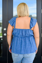 Load image into Gallery viewer, Andree By Unit Connect the Dots Peplum Blouse