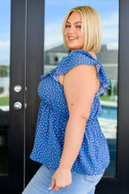 Load image into Gallery viewer, Andree By Unit Connect the Dots Peplum Blouse