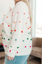Load image into Gallery viewer, Jodifl Candy Buttons Pom Detail Sweater