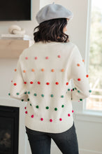 Load image into Gallery viewer, Jodifl Candy Buttons Pom Detail Sweater