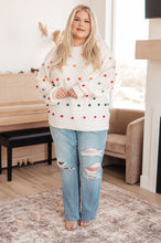 Load image into Gallery viewer, Jodifl Candy Buttons Pom Detail Sweater