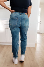 Load image into Gallery viewer, Judy Blue Payton Pull On Denim Joggers in Medium Wash