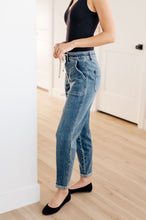 Load image into Gallery viewer, Judy Blue Payton Pull On Denim Joggers in Medium Wash