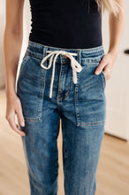 Load image into Gallery viewer, Judy Blue Payton Pull On Denim Joggers in Medium Wash
