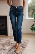 Load image into Gallery viewer, JUDY BLUE High Rise Release Hem Slim Jeans