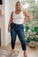 Load image into Gallery viewer, JUDY BLUE High Rise Release Hem Slim Jeans