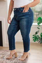 Load image into Gallery viewer, JUDY BLUE High Rise Release Hem Slim Jeans