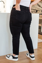 Load image into Gallery viewer, JUDY BLUE Reese Rhinestone Slim Fit Jeans in Black