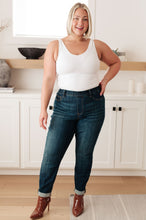 Load image into Gallery viewer, JUDY BLUE Rowena High Rise Pull On Double Cuff Slim Jeans