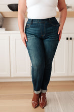 Load image into Gallery viewer, JUDY BLUE Rowena High Rise Pull On Double Cuff Slim Jeans
