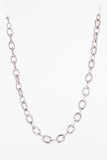 Lilou Bold chain necklace - silver