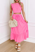 Load image into Gallery viewer, Bubblegum Beach Day Skirt Set