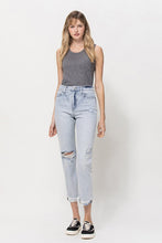 Load image into Gallery viewer, VERVET by Flying Monkey SUPER HIGH RELAXED CUFFED STRAIGHT JEAN