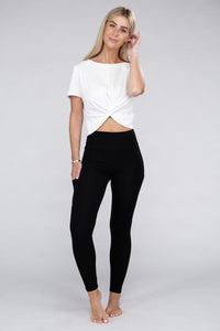 Ambiance Apparel Active Leggings Featuring Concealed Pockets