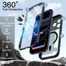 Load image into Gallery viewer, iPhone 17 Pro Max 6.9-Inch Case, Built-in Tempered Glass Screen, 20H-166PH006