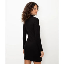Load image into Gallery viewer, Long Sleeve Mock Turtle Neck Dress, SMALL, 15F-161D005
