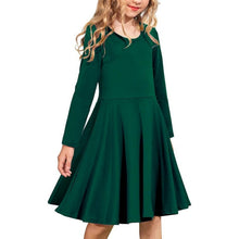 Load image into Gallery viewer, Girls Long Sleeve Stretchy Dress, Size 14Y, 14G-194Girls001