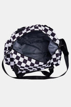 Load image into Gallery viewer, Zenana Checkered Multi-Pocket Travel Bag