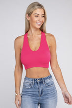 Load image into Gallery viewer, ZENANA Ribbed Cropped Racerback Tank Top