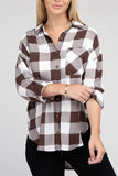 Ambiance Apparel Classic Plaid Flannel Shirt