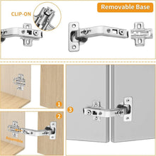 Load image into Gallery viewer, 1 Pair 135° Lazy Susan Hinge, Corner Cabinet Replacement Hardware, 24F-164H004