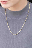 Lovoda Gold Beaded Chain Necklace