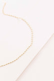 Lovoda Gold Beaded Chain Necklace