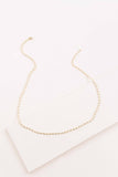 Lovoda Gold Beaded Chain Necklace