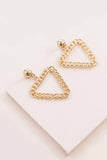 Lovoda Triangle Chain Link Earrings