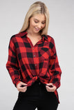 Ambiance Apparel Classic Plaid Flannel Shirt