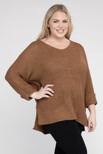 Load image into Gallery viewer, eesome Plus Size Crew Neck Knit Sweater