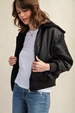 Sweet Generis REVERSIBLE ALL WEATHER FUR LINED BOMBER JACKET