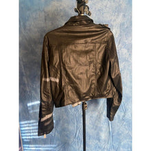 Load image into Gallery viewer, Faux Leather Zip Jacket, S, 7D-130T003