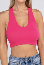 Load image into Gallery viewer, ZENANA Ribbed Cropped Racerback Tank Top