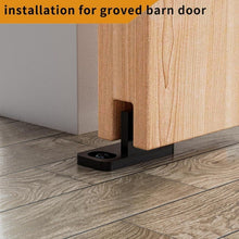 Load image into Gallery viewer, 4 Pieces Barn Door Floor Guide Sliding Closet Hardware, 24F164H009