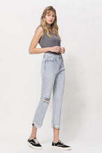 Load image into Gallery viewer, VERVET by Flying Monkey SUPER HIGH RELAXED CUFFED STRAIGHT JEAN