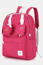 Load image into Gallery viewer, Himawari Waterproof Canvas Backpack Bag with Removable Coin Purse