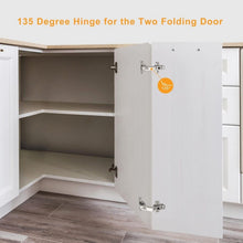 Load image into Gallery viewer, 1 Pair 135° Lazy Susan Hinge, Corner Cabinet Replacement Hardware, 24F-164H004