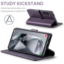 Load image into Gallery viewer, Galaxy S24, Credit Card Holder, PU Leather Folio Flip Kickstand, 20F184PH007