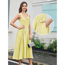 Load image into Gallery viewer, Sleeveless Elegant Cocktail A Line Flowy Dress, SMALL, 5I-151D001