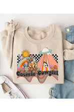 Load image into Gallery viewer, COSMIC SPACE DESERT COWGIRL FLEECE SWEATSHIRT