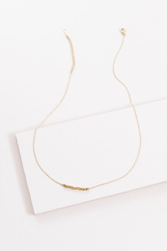 Lovoda Cubed Necklace 14K