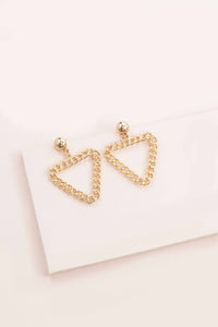 Lovoda Triangle Chain Link Earrings