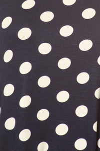 Moa Collection Polka dot printed tunic top